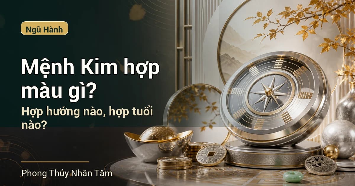 Mệnh Kim hợp màu gì, hợp hướng nào, hợp tuổi nào?