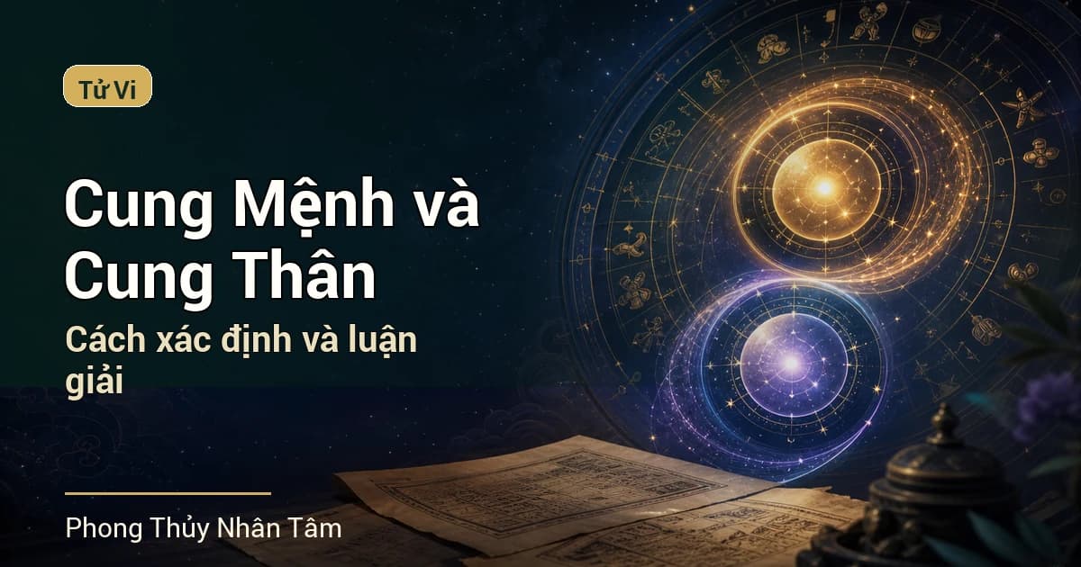 Cung Mệnh và Cung Thân là gì? Cách xác định và luận giải