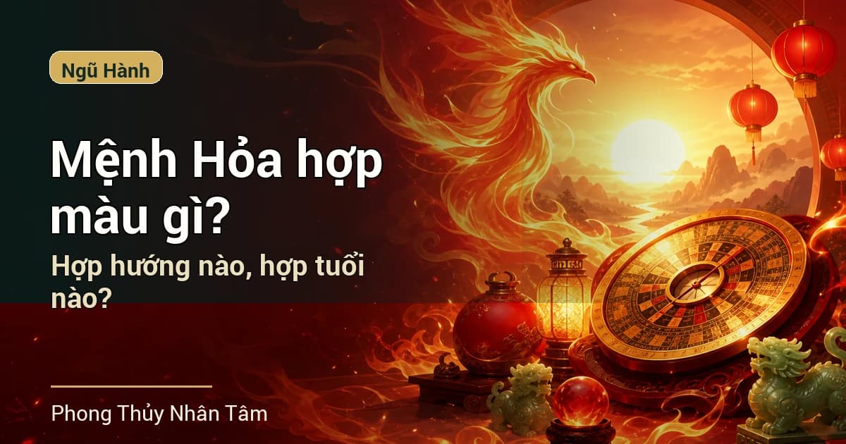 Mệnh Hỏa hợp màu gì, hợp hướng nào, hợp tuổi nào?